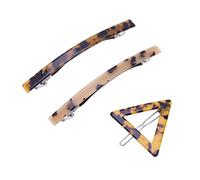 TOPPERFUN 3pcs Vintage Hairpin Leopard Print Retro Hair Clip Funny Hair Barrette for Women Lady Leopard Hairpin Barrette for Women Pattern