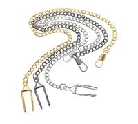 TOPPERFUN 3pcs Vintage Pocket Watch Chains Alloy Hanging Replacement Links for Men and Women Retro Mechanical and Quartz Watches Stylish Accessory