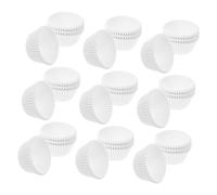 TOPPERFUN 400pcs Mini Greaseproof Cupcake Liners White Paper Baking Cups for Muffins Desserts Parties Weddings Events Easy Use Baking Accessories for Home and Professional Bakers