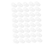 TOPPERFUN 40pcs Guitar Fingertip Protectors Silicone Finger Guards for Ukulele Electric Guitar Protecting Fingers While Playing