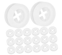 TOPPERFUN 40pcs Leakproof Silicone Straw Hole Grommets for Mason Jar Lids Cross Plug Stoppers for Drink Bottles Fermenter Lid Accessories for Outdoor and Daily Use