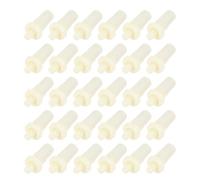 TOPPERFUN 40pcs White Plastic Telescopic Shutter Repair Pins Spring-Loaded Replacement Pins for Plantation Shutter Louvers Window Repair Tools