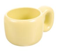 TOPPERFUN 450ml Ceramic Coffee Mug with Fat Bellied Design, Versatile and Practical for Long Term Use, Elegant Nordic Style, for Restaurant and Café Serving