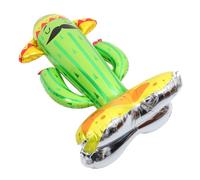 TOPPERFUN 4D Standing Cactus Foil Balloon Large Inflatable Aluminum Foil Balloon for Hawaiian Summer Party Decoration