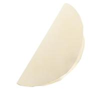 TOPPERFUN 4pcs African Hand Drum Leather Natural Percussion Instrument Replacement Heads for Live Performances and Studio Recording