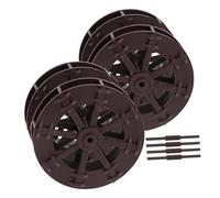 TOPPERFUN 4Pcs Decorative Water Wheel Craft for Fish Tank Garden and Desk Fountain Charming Simulation for Science Experiments and Relaxation