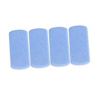 TOPPERFUN 4pcs Double-Color Foot Callus Removers Pumice Stones for Dead Skin Exfoliation Ergonomic Pedicure Tools for Dry and Coarse Heel Care at Home