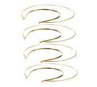 TOPPERFUN 4pcs Elegant Crown Headbands for Women DIY Hair Accessory for Parties Chic Styling for Birthdays and Color Simple Structure Easy to Wear