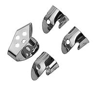 TOPPERFUN 4pcs Finger Picks Multi-functional Thumb Finger for Acoustic Guitar Players Lightweight Design for Pain Playing
