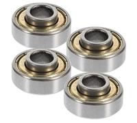TOPPERFUN 4pcs Front Wheel Bearings for Manual Wheelchair Small Ball Bearings Replacement Parts for Walkers Essential Accessory for Safety and Performance