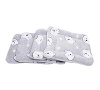 TOPPERFUN 4pcs Guinea Pig Blanket, Soft Warm Sleeping Mat for Small Animals | Skin-friendly Cloth, Cute Printing, Multi-use Pad for Seats, Pygmy Rabbits, Travel, Pets and Picnics