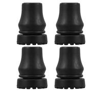 TOPPERFUN 4pcs Heavy Duty Rubber Cane Tips Inner Diameter Slip Walking Stick Leg Caps Cane Accessories for Seniors with Portable Seat Function