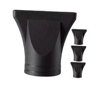 TOPPERFUN 4pcs High-temperature Resistant Duckbill Hair Dryer Nozzle Adapter Wide Airflow Narrow Concentrator for Professional Styling Plastic Blow Flat Replacement for Salon and Home