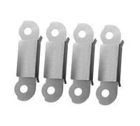 TOPPERFUN 4pcs Metal Heated Bed Glass Clips Clamp for Printer Platform Sturdy Fixation Clamps for Professional and DIY Use Easy Installation for Home Office and Printing Shops