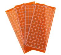 TOPPERFUN 4pcs Pcb Boards Circuit Boards for Hobbyists Beginners 10x22cm Resin Fiberglass Insulation Component Connections DIY Electronic Projects