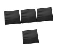 TOPPERFUN 4pcs Reusable CD Storage Box DVD Holder for Up to Discs Organizer to Protect Music and Game Discs from Scratches and Dust for Home and Travel Use