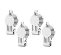 TOPPERFUN 4pcs Small Round Dust Cover for Cam Lock Chrome Plated Zinc Alloy Protector with Strong Wear Resistance Easy Installation for Engineering Vehicles and Machinery Equipment