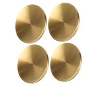 TOPPERFUN 4pcs Universal Pot Lid Knobs Stainless Steel Titanium Coated Replacement Handles Anti-Scald Compact Wear-Resistant Pot Cover Accessories for Kitchen Cookware