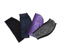 TOPPERFUN 4Pcs Winter Sports Headbands for Men Women Fleece Thickened Ear Warmer Headband Set Elastic Anti-Sweat Running and Cycling Cold Weather for Outdoor Fitness