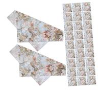 TOPPERFUN 5 Packs Colorful Floral Napkins of Decorative Napkins for Parties Birthdays and Holidays Eye Catching Flower Print for Decor