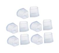 TOPPERFUN 5 Pair High Heel Protector Covers Transparent Slip Abrasion Resistant Shoe Heel Guards for Women Prevent Sinking Into Grass Mud Cracks Reusable Accessories