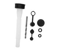 TOPPERFUN 5 Sets Motor Vehicle Cap with Tight-Fitting Nozzle Cap Includes Drill Bit and Accessories for Emergency Fuel Refills