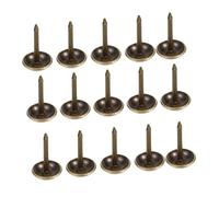 TOPPERFUN 500pcs Antique Metal Upholstery Tacks Decorative Iron Thumb Nails for Chair Furniture DIY Vintage Push Pins for Accent and Easy to Install