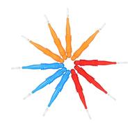TOPPERFUN 50Pcs Compact Interdental Brush Household Cleaners for Oral Hygiene for Travel and Everyday Use for Hard to Reach Areas