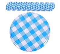 TOPPERFUN 50pcs Iron Mason Jar Canning Lids with Jam Jar Lids for Canning and Other Containers Reusable Protective Cover with Good Sealing Performance to Reduce Risk of Leakage