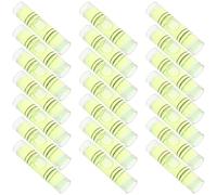 TOPPERFUN 50pcs Mini Horizontal Bubble Level Measuring Tool with Plastic Body for Surface Tilt Detection and Long-time Use, for DIY Jobs and Craftsmanship, Small Spirit Level for Accurate