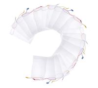 TOPPERFUN 50pcs Soap Bar Pouch Net Bags for Foaming Cleanser Portable Shower Accessory for Body Wash Exfoliating Soap Sleeves Convenient Storage for Home and Travel