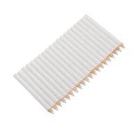 TOPPERFUN 50pcs White Wax Pencil Nail Dotting Tool for Rhinestone Pickup Precise Rhinestone Picker Pen for Nail Art Compact Portable Jewel Crystal Applicator for DIY Decoration