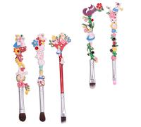 TOPPERFUN 5Pcs Cartoon Fairy Makeup Brush Set for Women Soft Fiber Tools for Eyeshadow Eyebrow Lip Application No Shed Cartoon Cosmetics Brushes for Delicate Looks