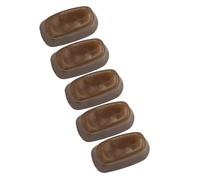 TOPPERFUN 5pcs Flute Tail Block Brick for Flute Instrument Accessories Rubber Hole Blocker Orchestral Parts