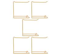 TOPPERFUN 5pcs Nail Art Display Rack Metal Stand Chart Holder for False Nail Polish Sample Show in Salons and Beauty Schools