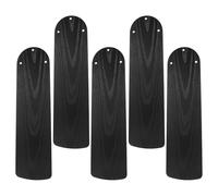 TOPPERFUN 5pcs Replacement Blades for Fan Ceiling Fan Blade Replacement Plastic Material Weather-resistant DIY Installation Modern Style Suitable for Home Use