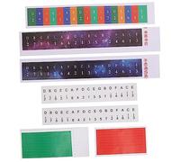 TOPPERFUN 5pcs Thumb Piano Note Stickers Colorful Music Symbol Labels for Beginner Learning, Professional Thumb Piano Accessories Random Styles, Instrument Supplies for Musical Keyboards