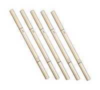 TOPPERFUN 5pcs Waterproof Double-Ended Eyebrow Pencils Brush Ultra-Fine Waterproof Anti-Perspiration Makeup Pens for Women Includes Black Light Brown Medium Brown Gray Shades Suitable for