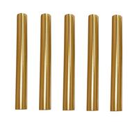 TOPPERFUN 5pcs Zinc Alloy Nail Art Pen Caps Lightproof Protective Covers for Manicure Pens Inner Decorative Nail Salon Supply