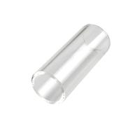 TOPPERFUN 60mm White Glass Finger Slide Bar for Guitar Acoustic Electric Strings Instrument Finger Slider Slide Bar for Country Jazz Blues Music Playing