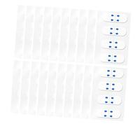 TOPPERFUN 60pcs Facial Tape Face Shape Tapes Skin Firming White Portable Size for Forehead and Cheeks Daily Life Use Women