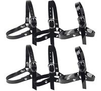 TOPPERFUN 6Pcs Adjustable Heel Straps for High Heels Women Ankle Bands with Fixing Buckle PU Material Non-slip Invisible Shoe Accessories to Prevent Shoes From Dropping Out Comfortable Fit