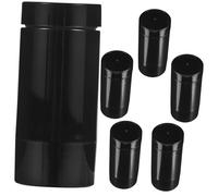 TOPPERFUN 6pcs Empty Deodorant Bottles Plastic Paste Containers Refillable Cream Bottles Holder for Homemade Skincare
