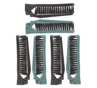 TOPPERFUN 6pcs Folding Comb Portable Hair Styling Tool Multifunctional Travel Foldable Brush for Women Men Curls and Straight Hair