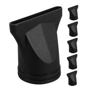 TOPPERFUN 6pcs Hair Dryer Nozzle Replacement Plastic Salon Styling Concentrator Blow Flat Hairdressing Tool Attachment Heat Resistant Durable for Professional and Home Use