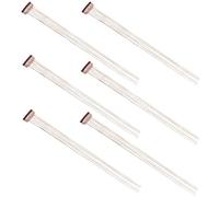 TOPPERFUN 6pcs Hair Extensions Hair Tinsel Kit Natural Stylish Pet and Iron Material Can Be Cut Convenient to Use for Women New Year Cosplay
