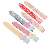 TOPPERFUN 6Pcs Hair Fringe Stickers for Women Versatile Hair Bang Patch Easy to Use for Styling and Makeup Beautiful Designs for Managing Frizz
