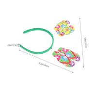 TOPPERFUN 6PCS Hawaiian Party Headbands with Vibrant Tropical Floral Design Wear Luau Hair Accessories for Summer Beach Birthday Celebrations and Photo-ready Group Fun