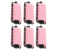 TOPPERFUN 6Pcs Large 4Cm Diameter Sponge Hair Rollers for Women No Heat Soft Foam Curlers for Long Hair Overnight Styling Comfortable Sleep-In Tools for Big Curls and Bangs