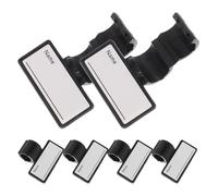 TOPPERFUN 6pcs Portable Double-side Stethoscope Identification Name Tags with Clips, Hand-held Id Labels for Medical Professionals, Nurses and Doctors